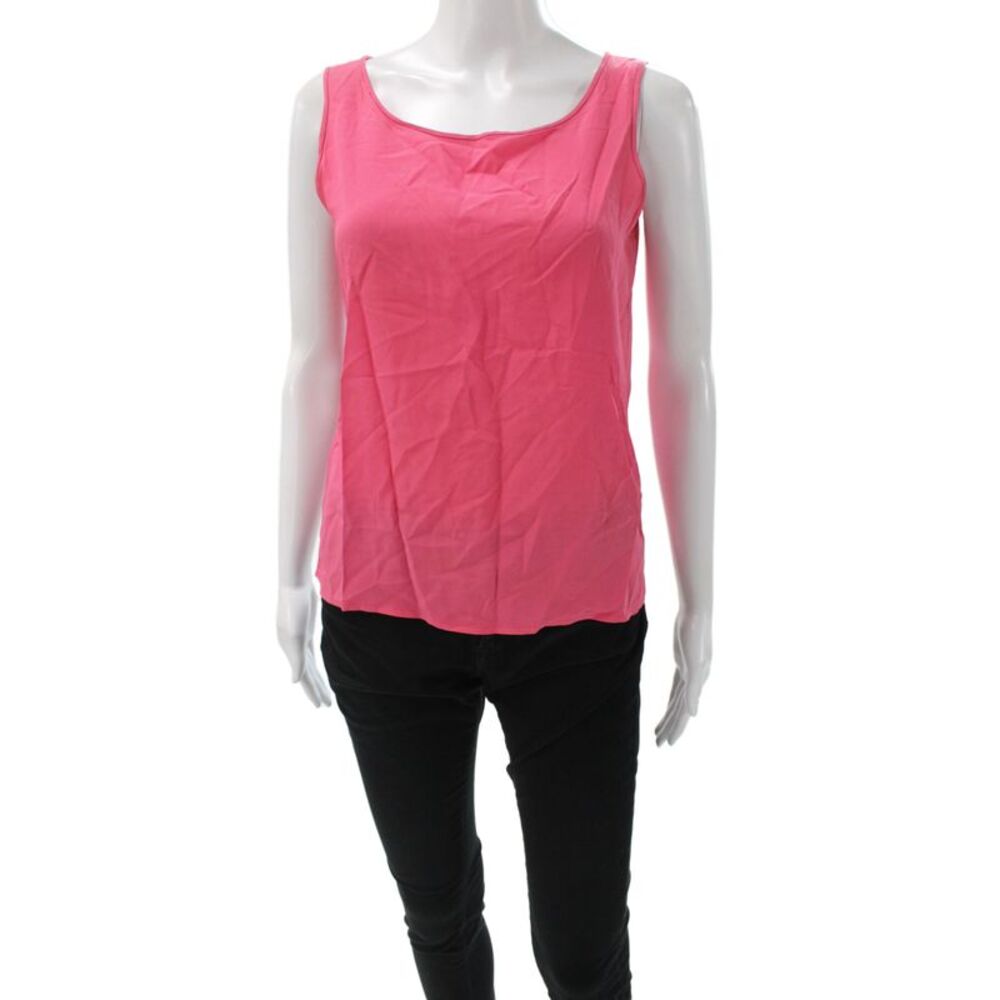 Valentino Boutique Womens Pink Scoop Neck Camisole Size 4